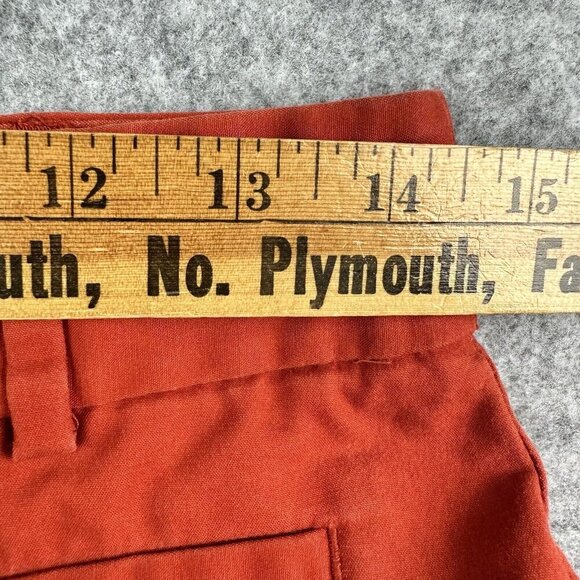 Anthropologie Cartonnier Charlie Ankle Pants Womens 4 Orange Career Boho Crop* - Picture 11 of 16